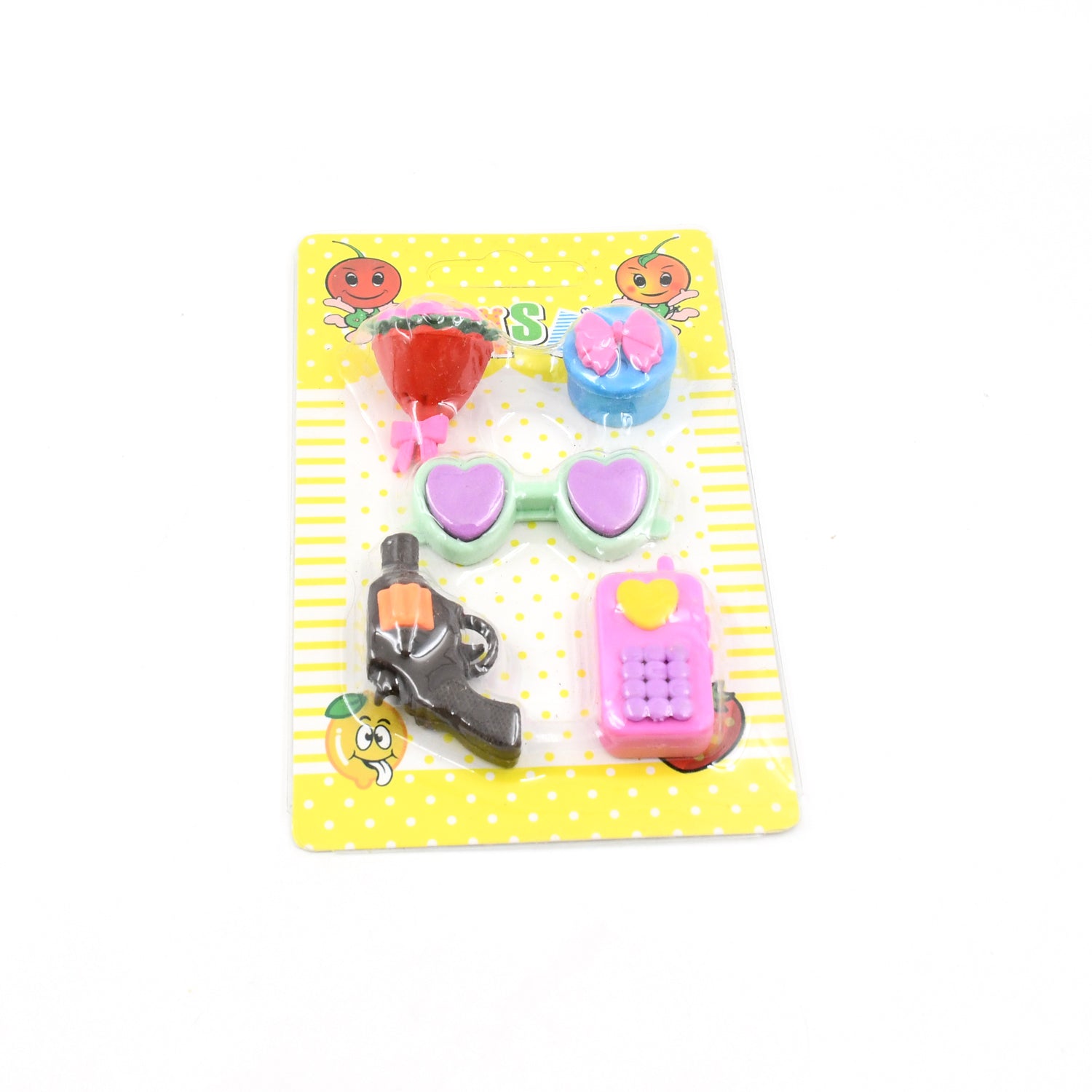 Mix Design 1 Set Fancy & Stylish Colorful Erasers for Children Different Designs & Mix, Eraser Set for Return Gift, Birthday Party, School Prize (1 Set) Mix Design 1 Set Fancy & Stylish Colorful Erasers for Children Different Designs & Mix, Eraser Set for Return Gift, Birthday Party, School Prize (1 Set)